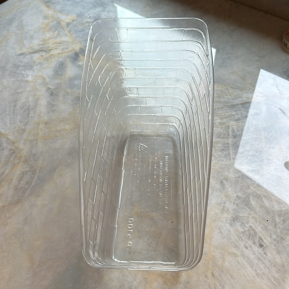 Longaberger Basket Signed Vegetable Fruit with Handles and Plastic Protector - Picture 5 of 6